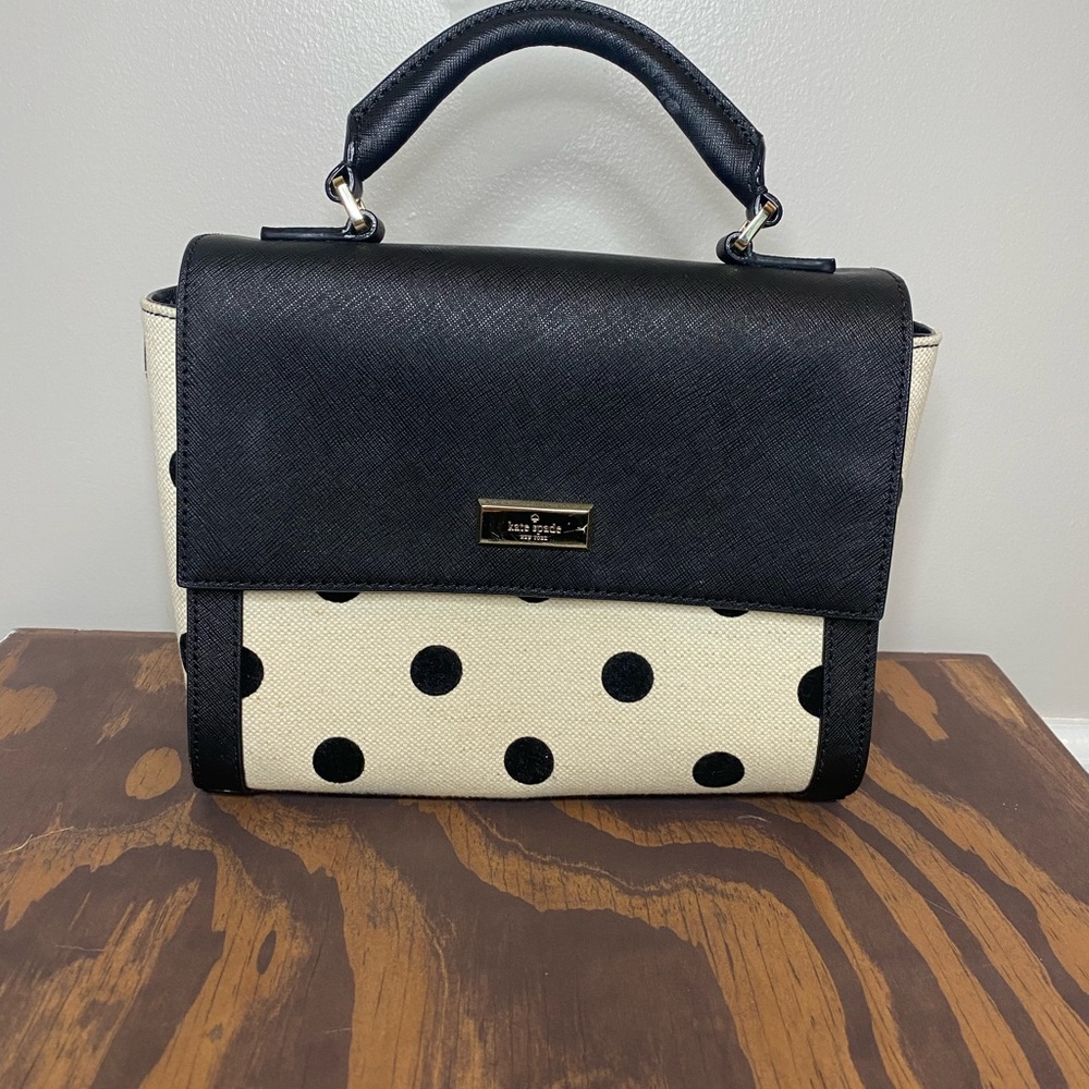 Tan and Black Kate Spade Crossbody